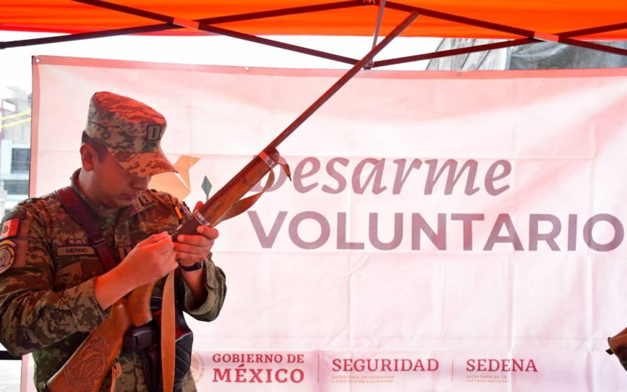 La campa&ntilde;a de desarme voluntario en Nezahualc&oacute;yotl: un &eacute;xito