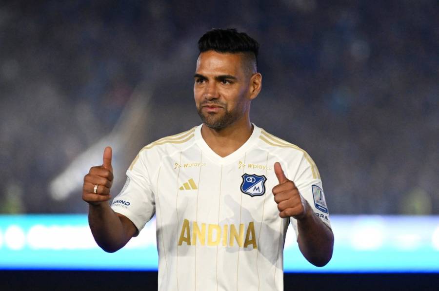 Falcao anota su primer gol en la máxima categoría del fútbol colombiano