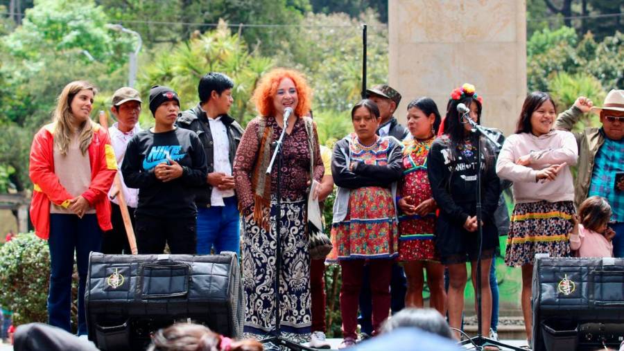 Inicia proceso de retorno de 280 familias que estuvieron asentadas en el Parque Nacional de Bogotá