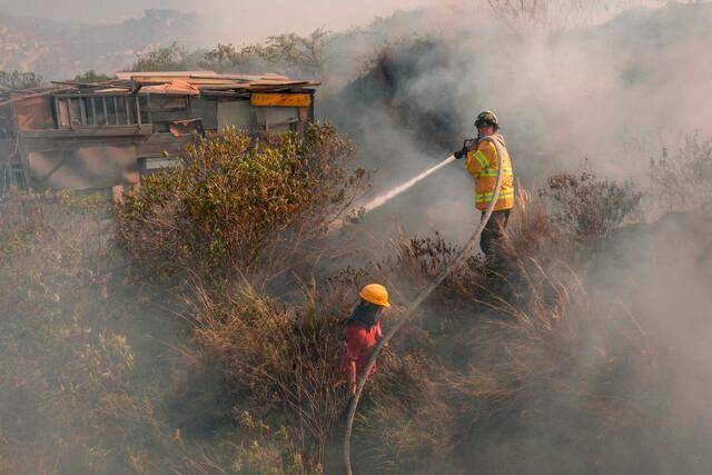 11 incendios activos y 3 controlados seg&uacute;n la UNGRD en Colombia