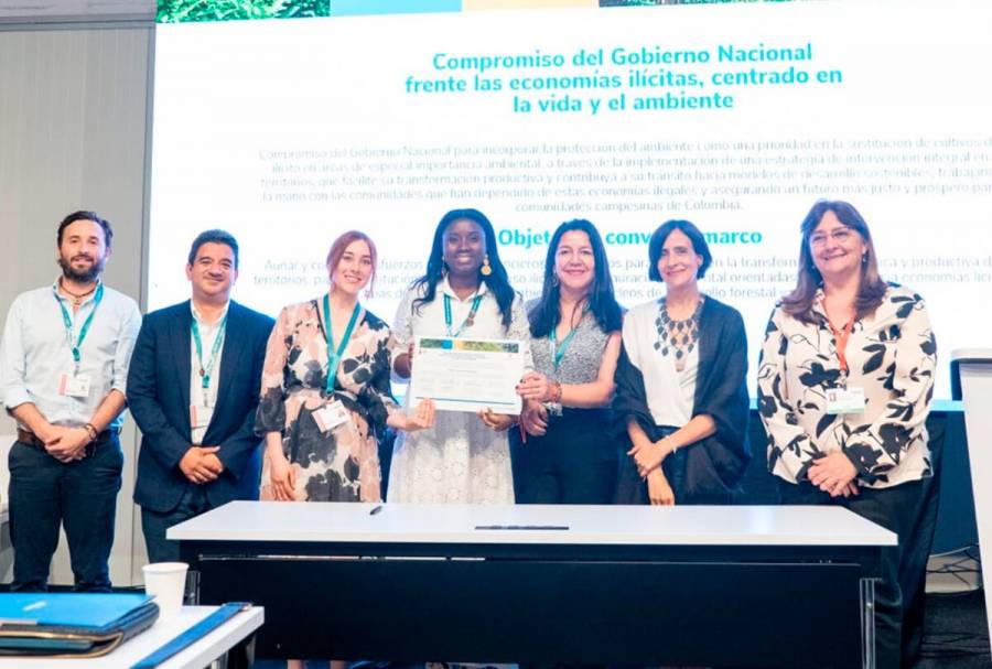 Colombia destina 200 mmdp para proteger la biodiversidad mediante la sustitución de cultivos ilícitos