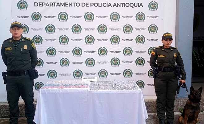 Menor es sorprendida con m&aacute;s de 1.500 gramos de droga en un bus en el municipio de Guarne