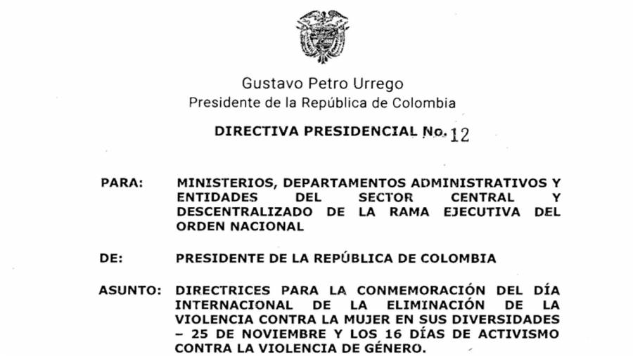 Acciones del Gobierno por Día Internacional de la Eliminación de la Violencia contra la Mujer y la violencia de género