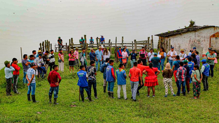 El pueblo embera cham&iacute; del Ca&ntilde;&oacute;n del R&iacute;o Garrapatas, v&iacute;ctima de confinamiento, recibi&oacute; m&aacute;s de 230 hect&aacute;reas de tierra por fallo de la justicia