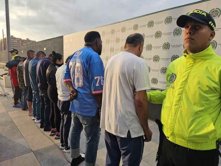 Capturados diez miembros de la banda ‘Los Santas’ dedicados al tráfico de drogas en Bogotá