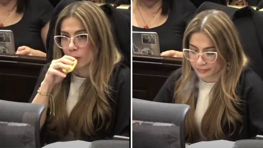 Congresista Catherine Juvinao sorprendida vapeando durante debate de la reforma a la salud