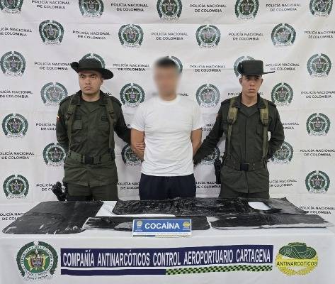 En el aeropuerto, capturado un ciudadano con cocaína cuando pretendía abordar un vuelo a Panamá