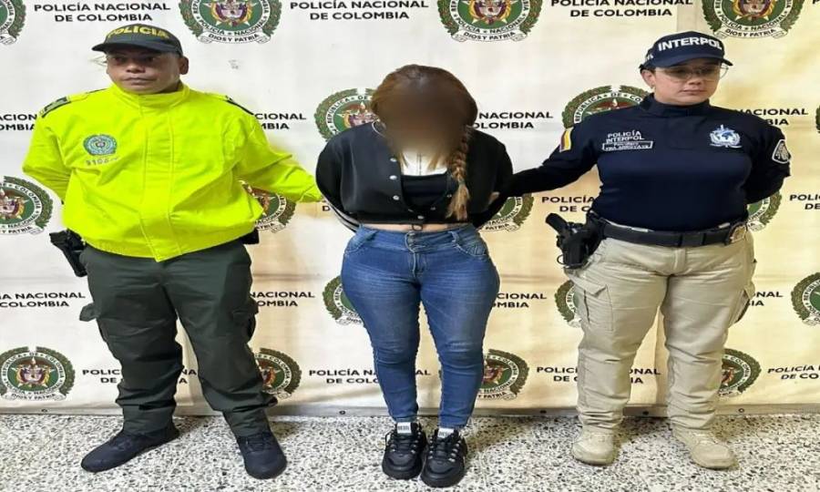Detienen a colombiana con circular roja de Interpol en Medell&iacute;n