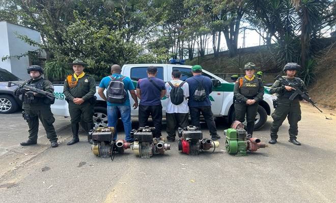 Operación Aburrá Norte I: incautan maquinaria avaluada en más de 360 millones de pesos