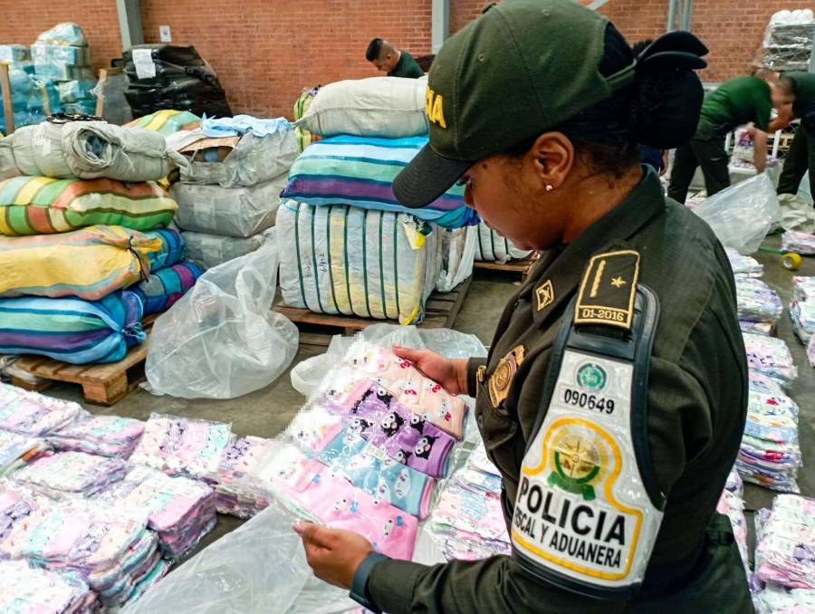 Cali refuerza lucha contra el contrabando con decomiso de mercancía valorada en $17.000 millones