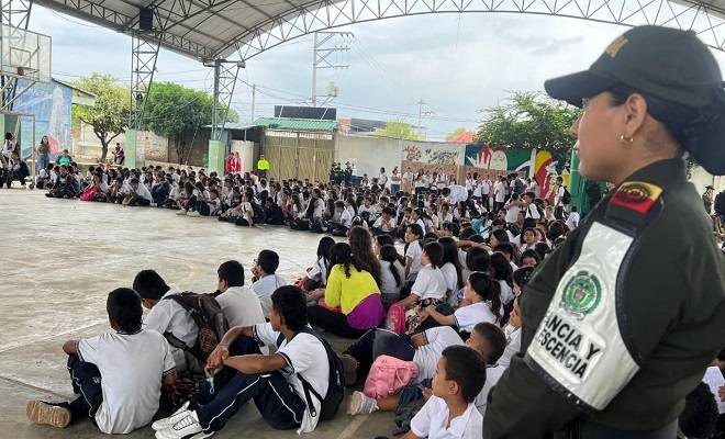 Policía Metropolitana de Neiva conmemora el Día Contra el Reclutamiento Forzado