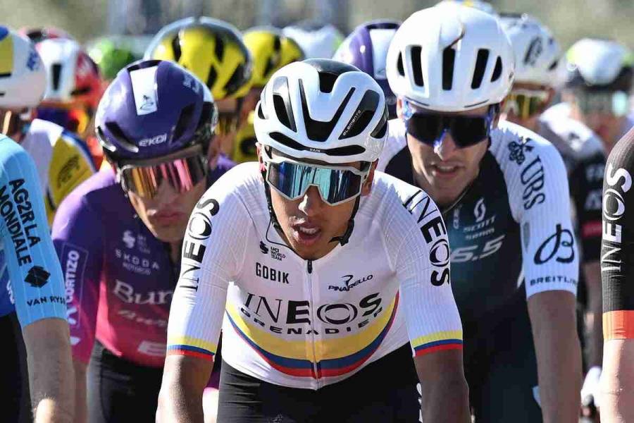 El colombiano Egan Bernal sufre rotura de clavícula en la Clásica Jaén
