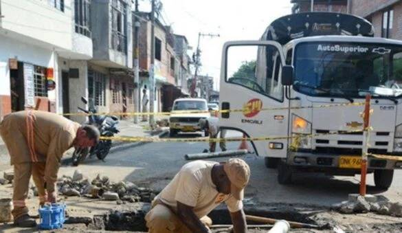 Emcali y comunidad de la Comuna 20 acuerdan reactivar obras de acueducto y alcantarillado