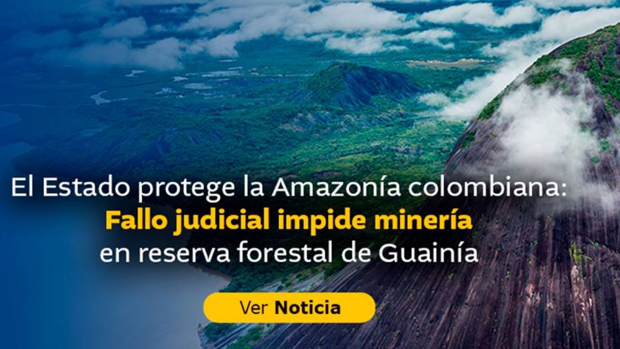 Gobierno gana pleito judicial, logra que juez impida actividades mineras en zona de reserva forestal y avanza en la protección del ecosistema amazónico