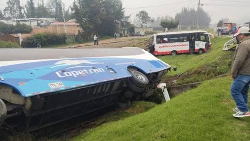 Grave accidente en la vía Bogotá-Tunja deja múltiples heridos