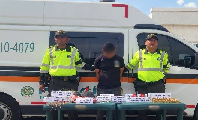 Golpe al tráfico de explosivos en el Cesar