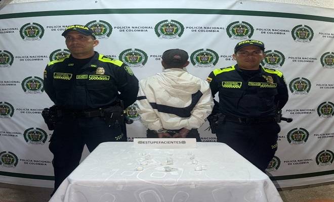 En La Tebaida un individuo fue capturado por porte de estupefacientes