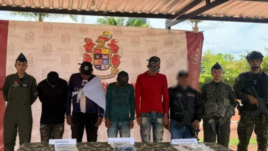 Capturan a cuatro presuntos extorsionistas vinculados a disidencias de las FARC en Vichada