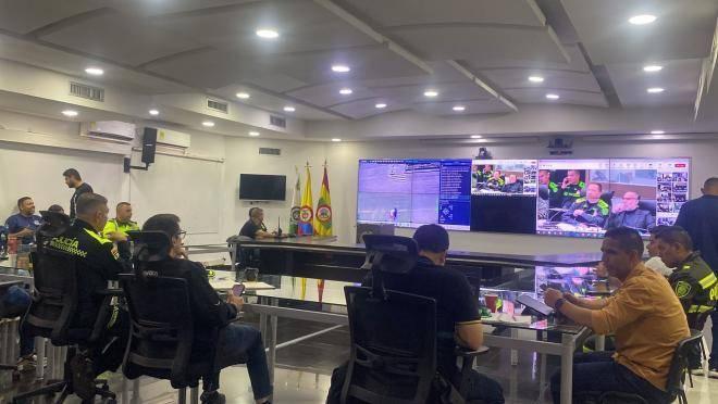Policía Nacional en la Metropolitana de Barranquilla refuerza la seguridad durante el día de los trabajadores