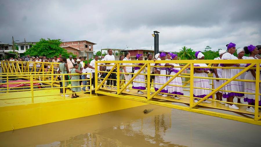 MinTransporte entregó nuevo muelle fluvial en Bojayá como símbolo de memoria histórica