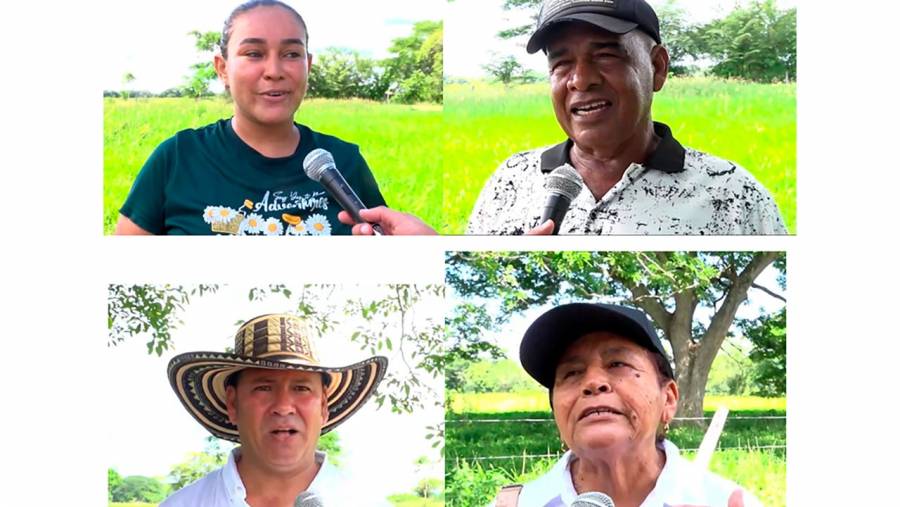 Campesinos de La Gloria (Cesar) agradecen al presidente Gustavo Petro la entrega de la hacienda El Amparo