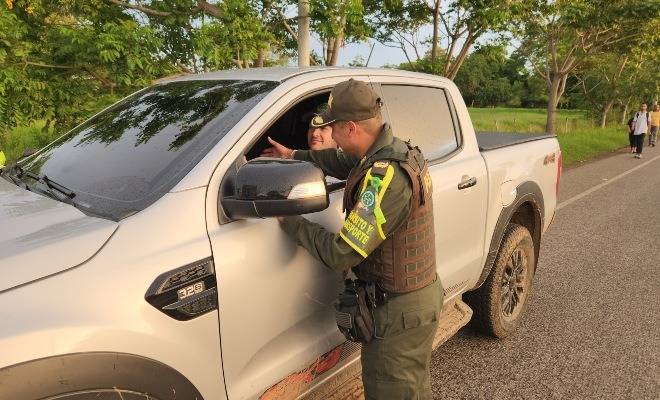 Se refuerzan controles en las vías de Montería