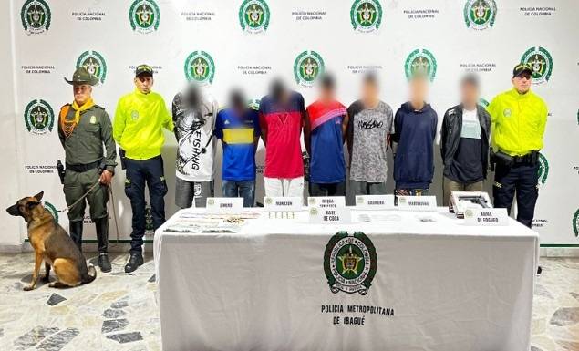 La Policía Nacional en Ibagué, desarticulo a los 