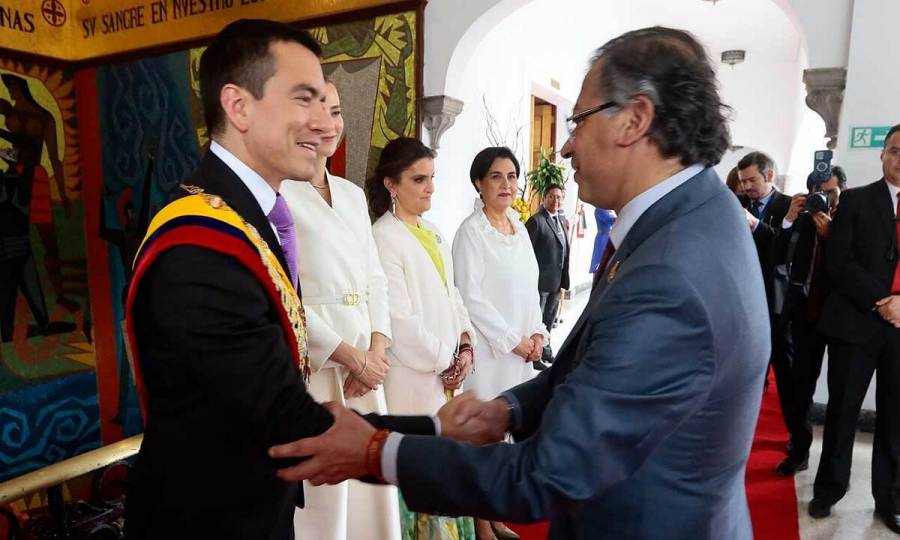 Presidente Petro traza ruta de trabajo con su homólogo de Ecuador, Daniel Noboa