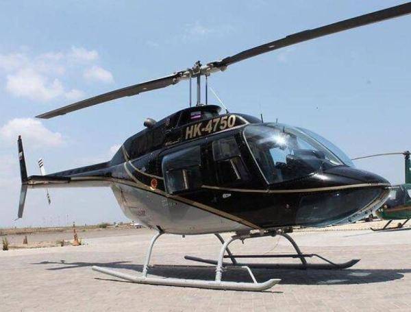 Gobernador de Santander anunció renovación de contrato de helicóptero para sus traslados