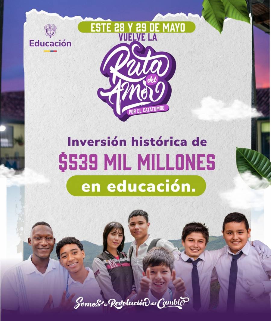 El Gobierno del Cambio le cumple al Catatumbo: llegan más de 2.300 computadores y una inversión histórica de $539 mil millones en educación