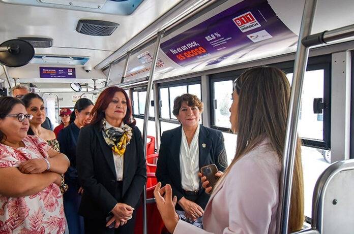Lanzan campaña y protocolo contra el acoso sexual en transporte del Edomex