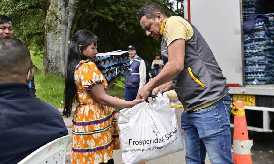 Ayuda humanitaria para comunidad Embera asentada en el Parque Nacional