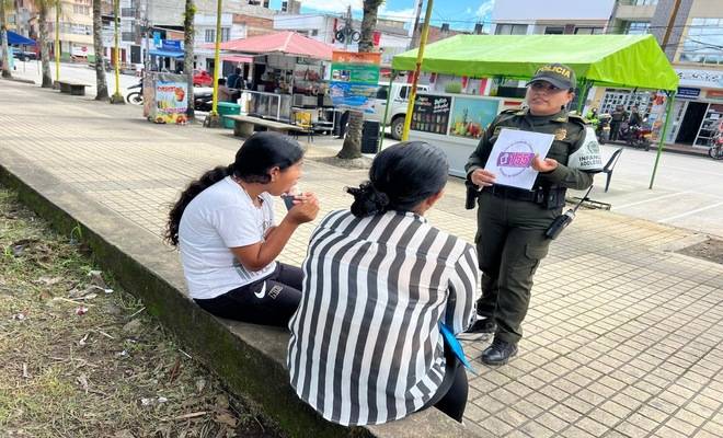 Policía Nacional Promueve el uso de la línea 155