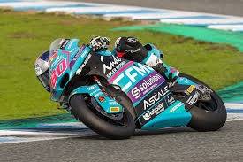 David Alonso sorprende al clasificarse sexto en entrenamiento del Moto2 en Arag&oacute;n