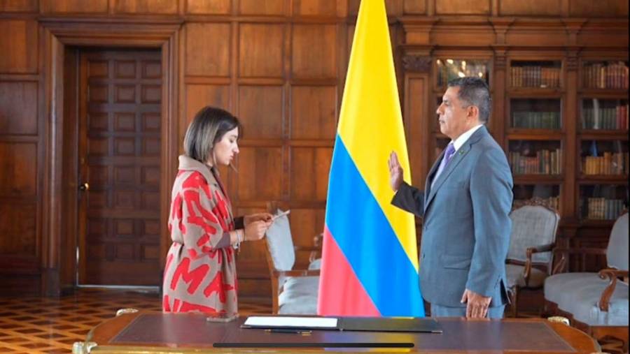 Colombia reafirma su solidaridad con Palestina al posesionar a Jorge Iván Ospina como embajador en ese Estado