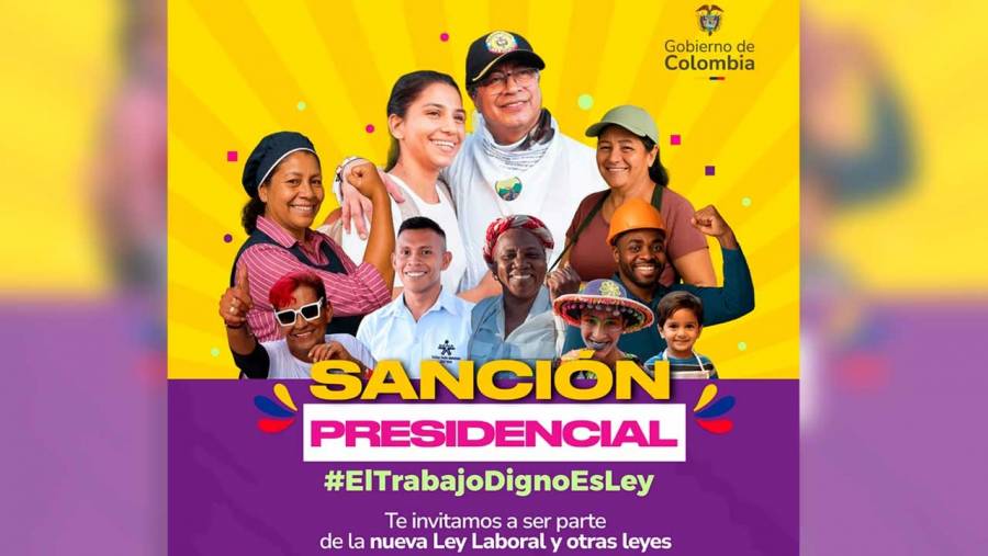 Petro sancionará la Ley laboral y otras leyes que marcan el inicio de un cambio hacia la libertad y la democracia