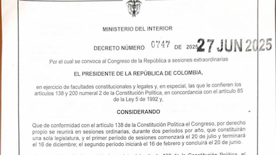 Petro invita a la oposición a debatir reforma pensional en sesiones extras