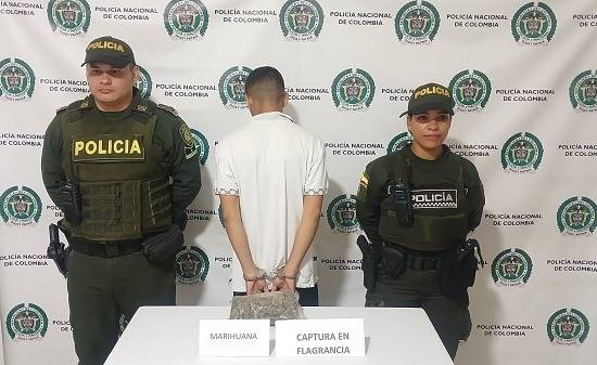 Capturado sujeto por el delito de tráfico de estupefacientes en Carepa