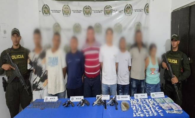 Capturados ocho presuntos integrantes del 