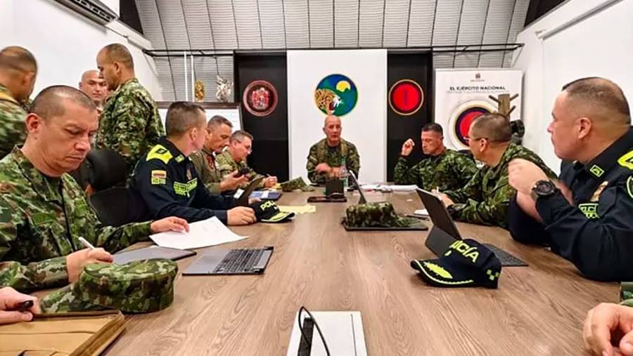 Fuerzas Militares completan 111 operaciones en municipios de Bol&iacute;var para recuperar orden p&uacute;blico