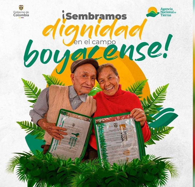 Presidente Petro lidera firma de pacto territorial y entrega de t&iacute;tulos de tierra en Boyac&aacute;